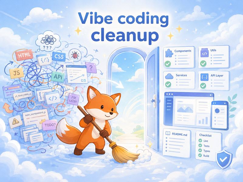 Vibe coding cleanup: як привести AI-код до ладу